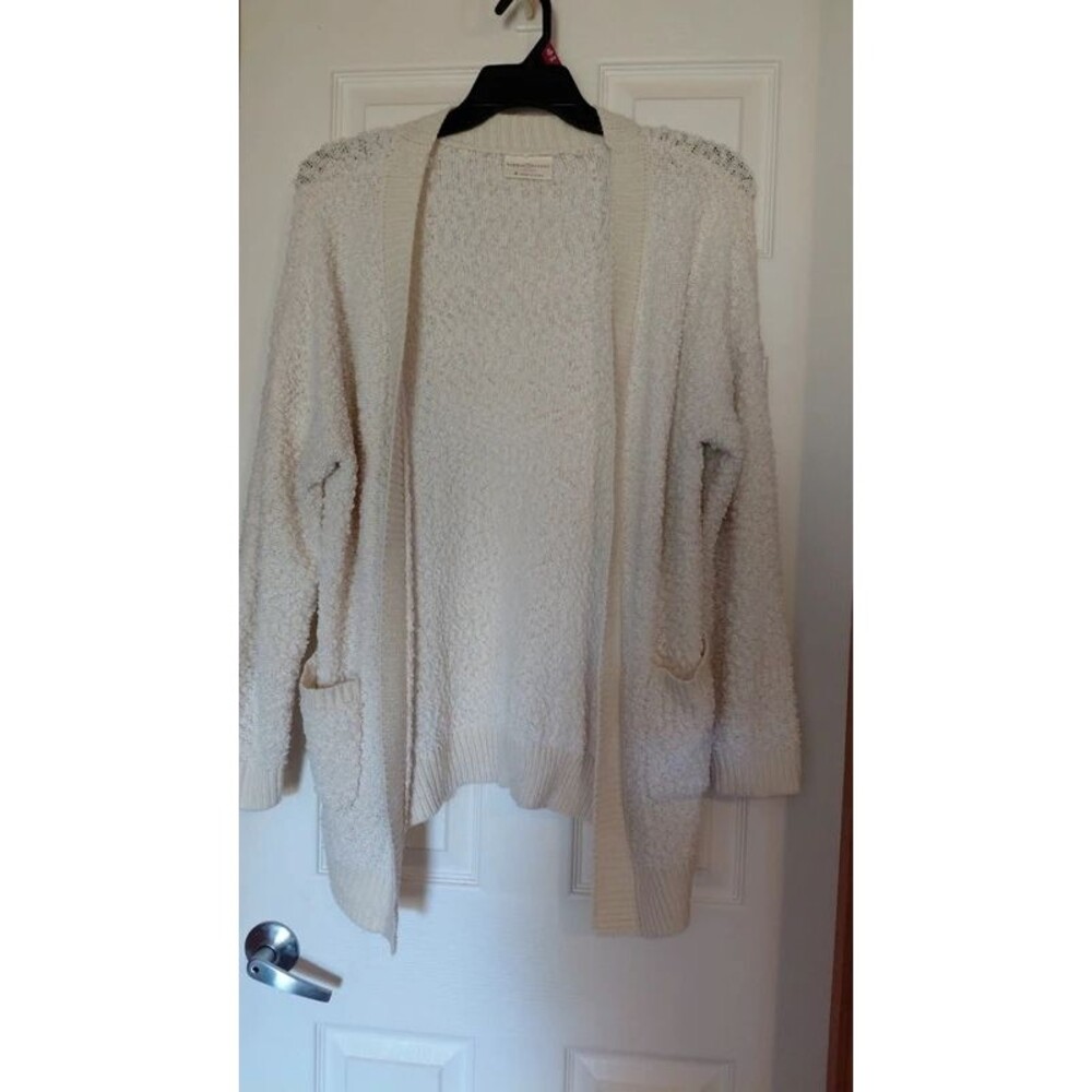 Bobbie Brooks Soft Cream Sweater Cardigan-M